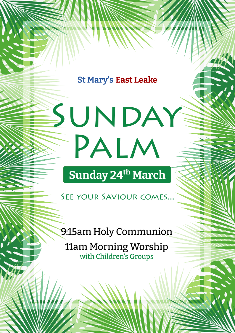 Palm Sunday 2024 Poster