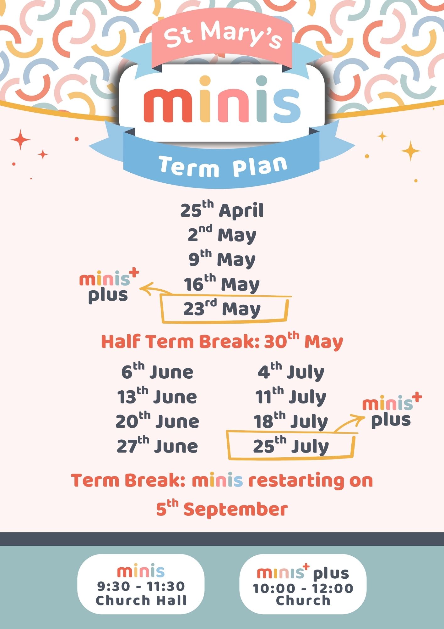 minis term plan 2025 - Spring 