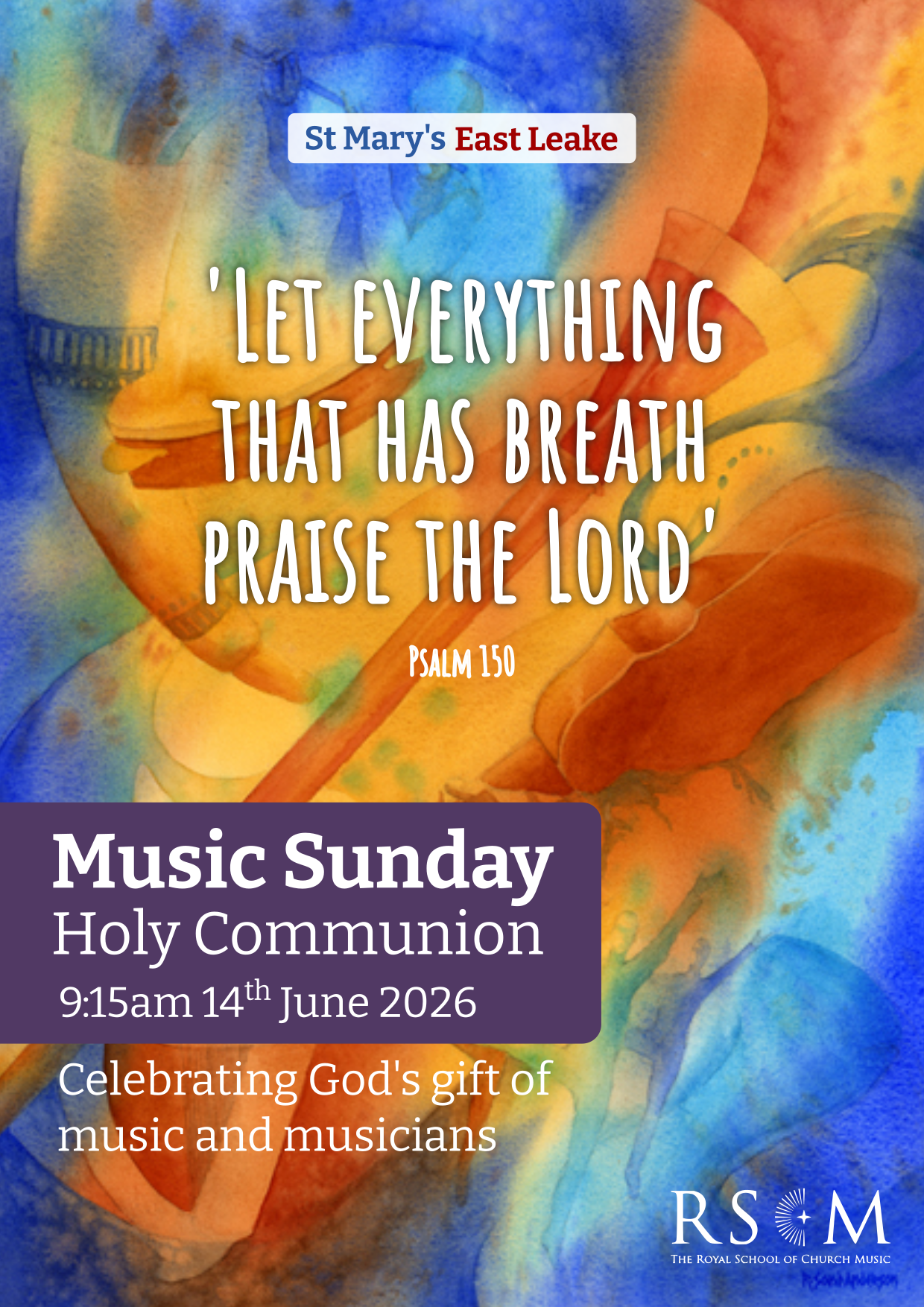 Music Sunday 2026 Poster