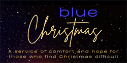 Blue Christmas Poster